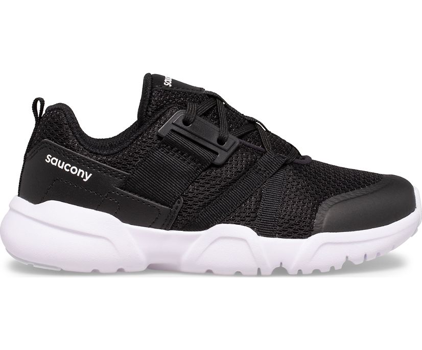 Tenis Saucony Vertex Encaje Niños Negros | México 822HAPK